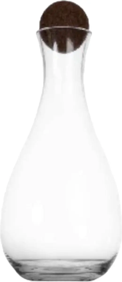 Sagaform Nature Wijnkaraf 1L - Transparant
