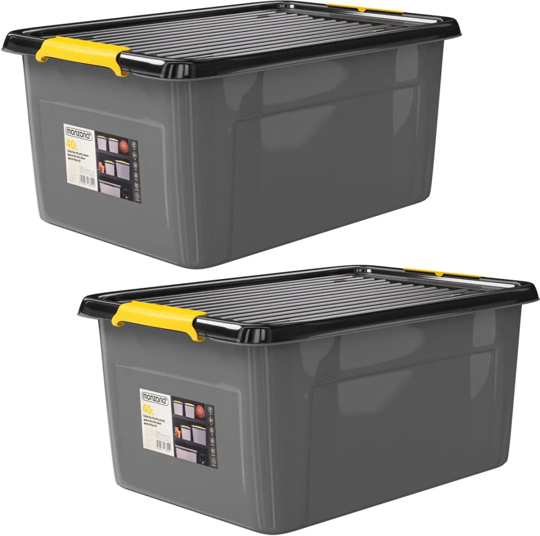 Monzana Opbergbox 40L Antraciet