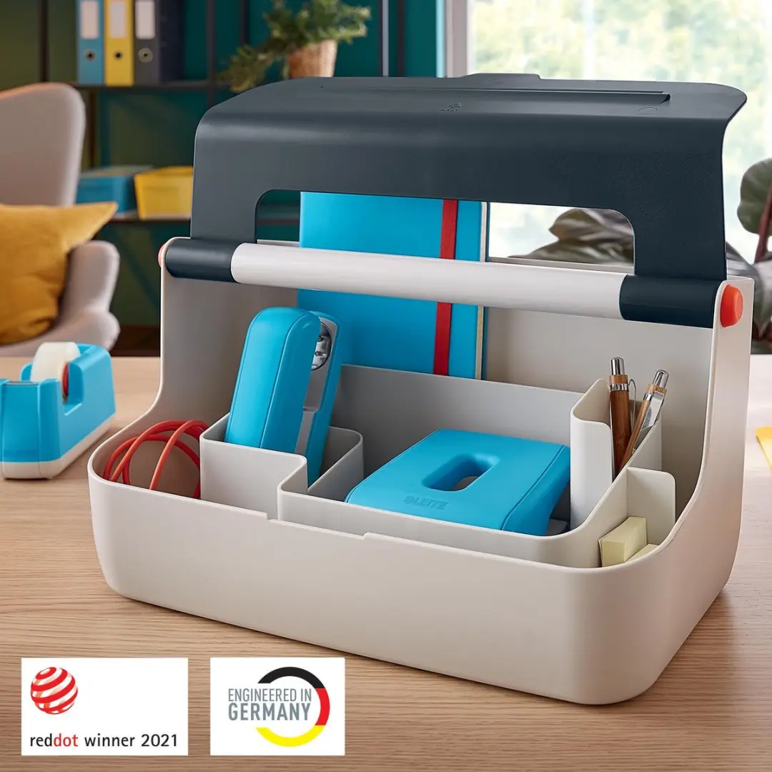 Leitz Cosy Opbergdoos 4 Vakken - Fluweel Grijs