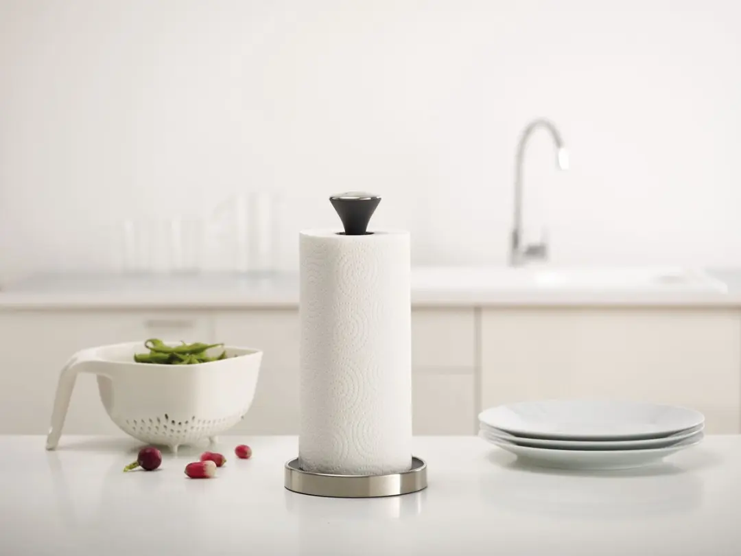Joseph Joseph Push&Tear Keukenrolhouder Grijs