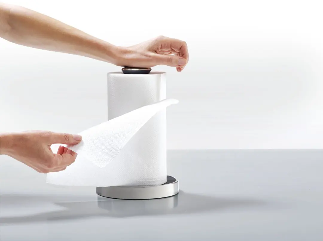 Joseph Joseph Push&Tear Keukenrolhouder Grijs