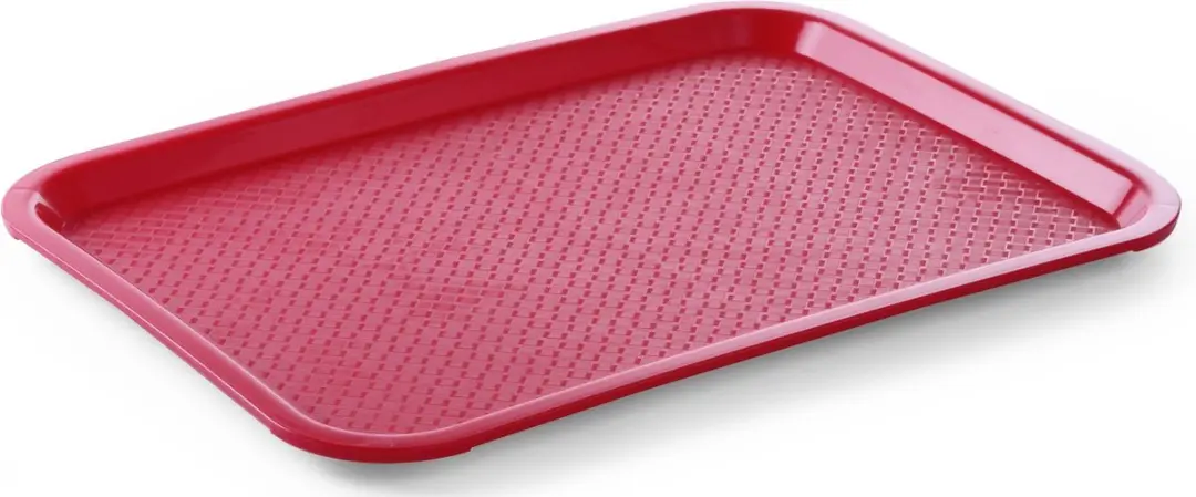 HENDI Medium Fastfood Dienblad Rood 305x415mm Polypropyleen