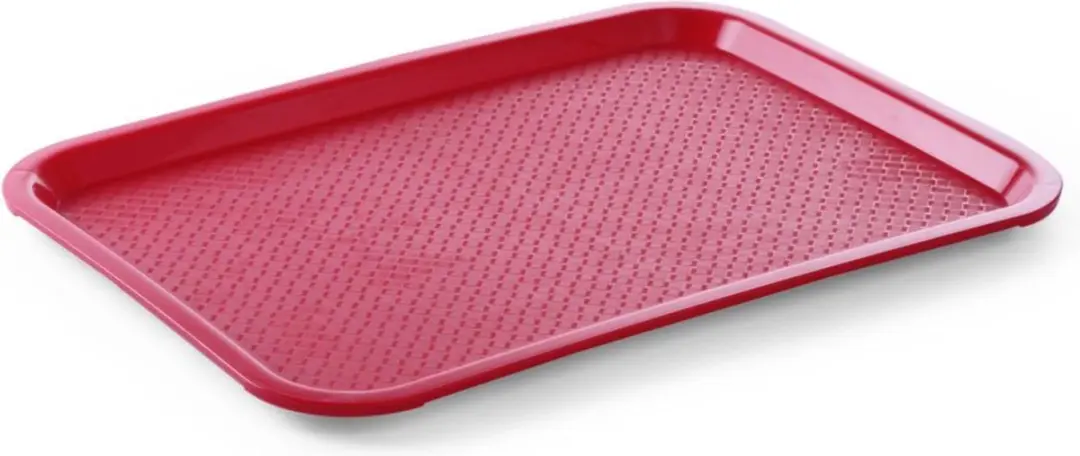 HENDI Medium Fastfood Dienblad Rood 305x415mm Polypropyleen