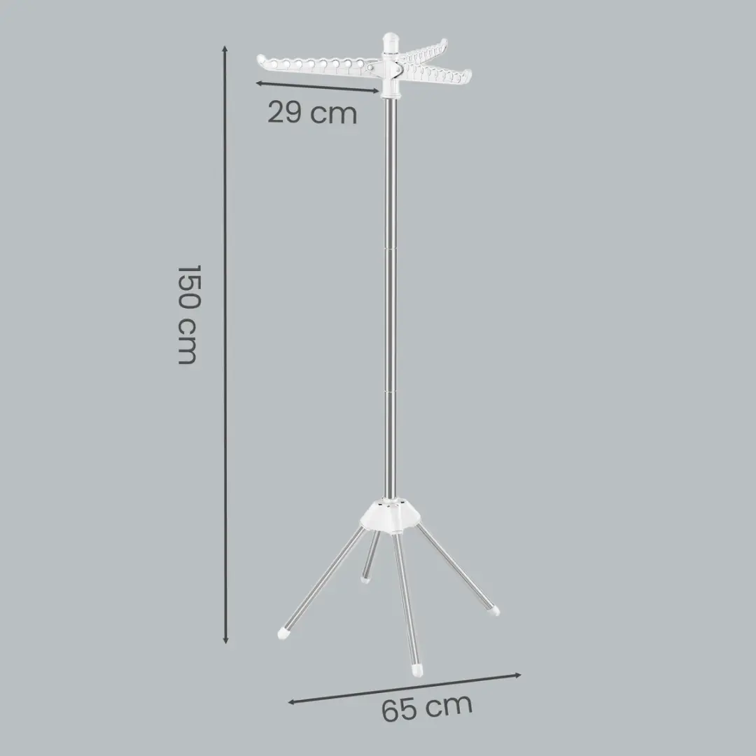 Songmics LLR510W01 Wasrek 3-Armig - Blauw-Zilver