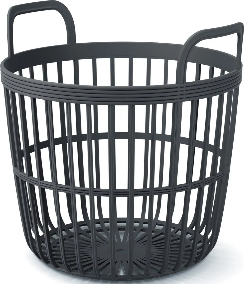 Prosperplast Opbergmand Antraciet 50L - Ø42xH42cm