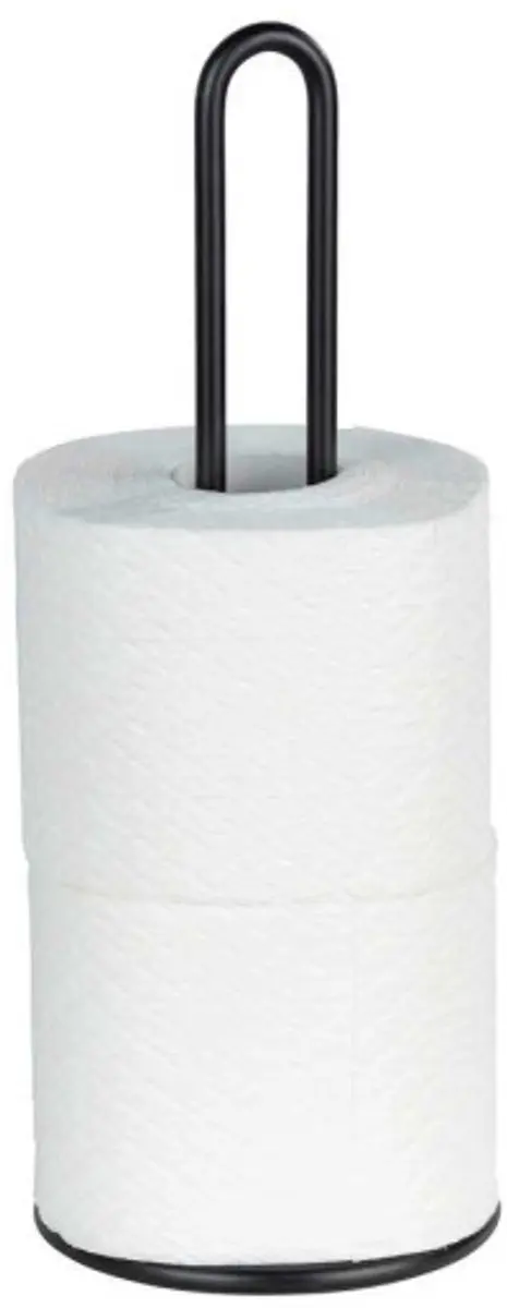 Wenko Keukenrolhouder Staal 12,5x32,5cm - Zwart - afbeelding 6 van 6