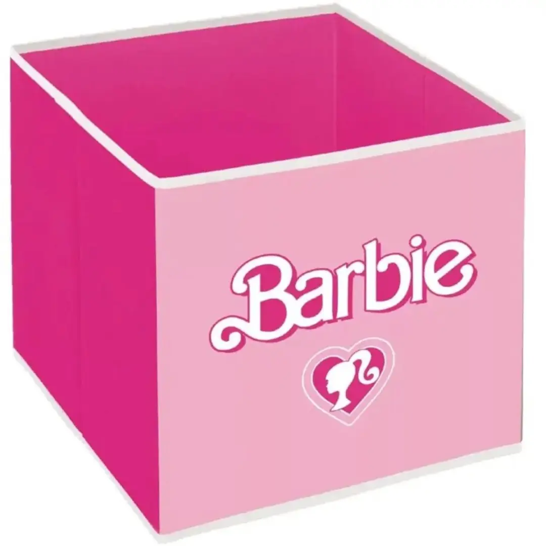 Barbie Opbergbox Roze 31x31x31cm