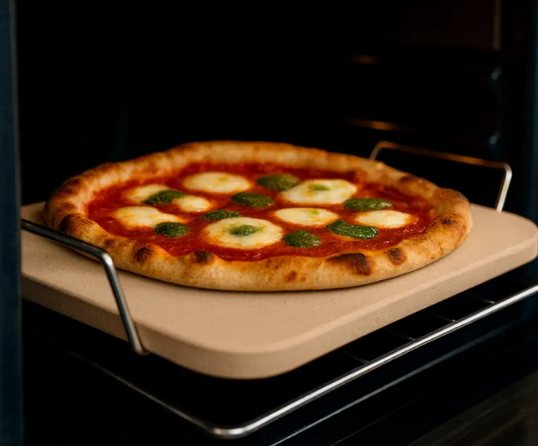 Cookinglife Pizzasteen Italian 38cm - Wit