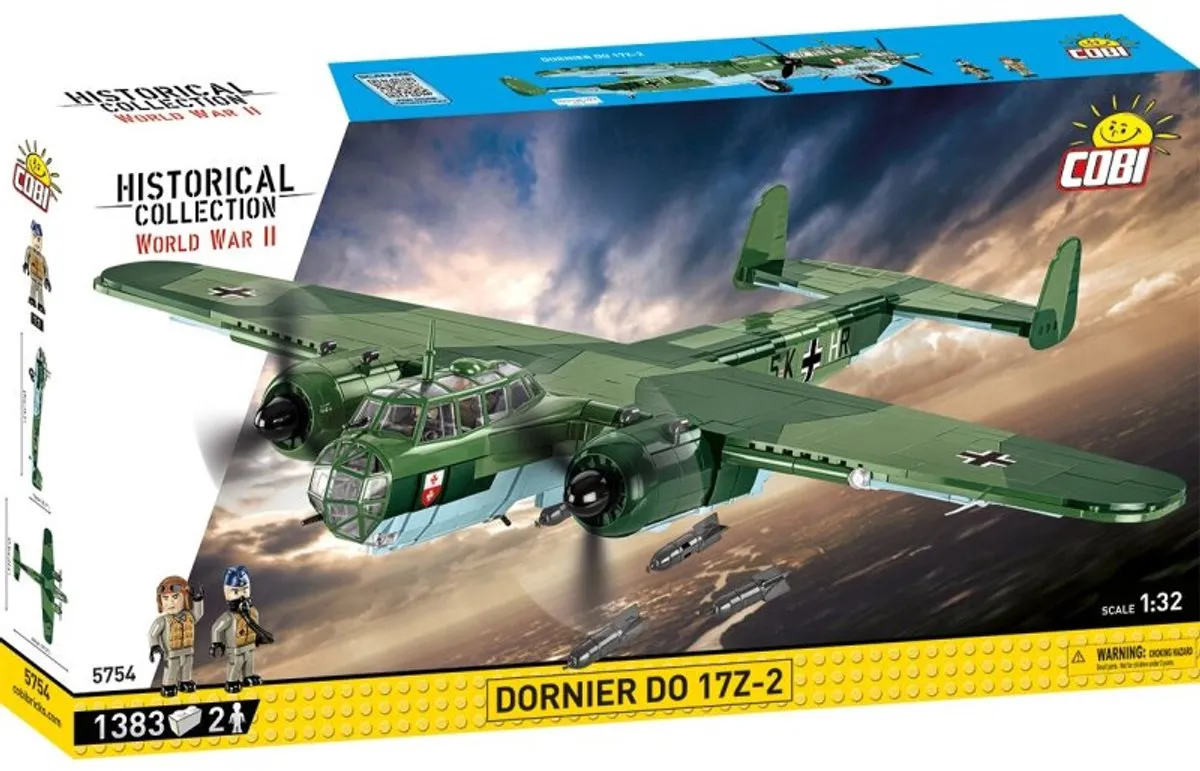 Cobi Dornier Do 17Z-2 COBI-5754 - 1383 Stukken - Meerkleurig