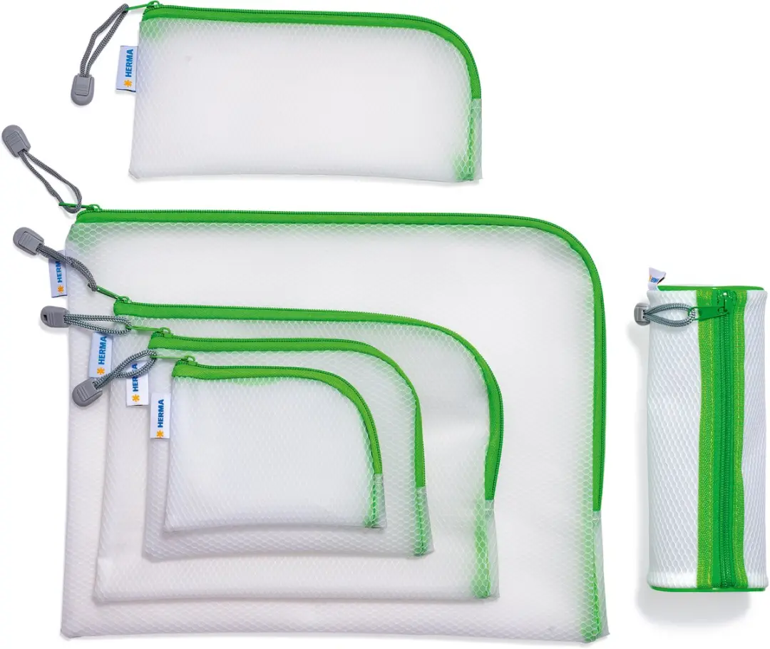 Herma Ritsmap Mesh DIN A6 - Groen/Wit