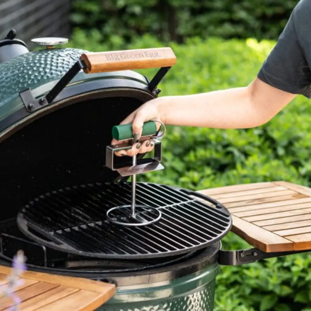 Big Green Egg Grid Lifter Gietijzer - Groen/Zilver