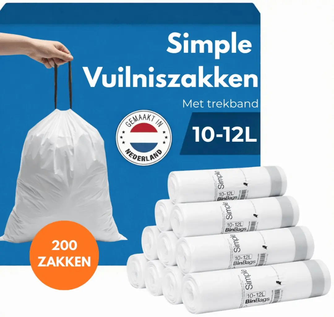 Simple Vuilniszakken 10-12L