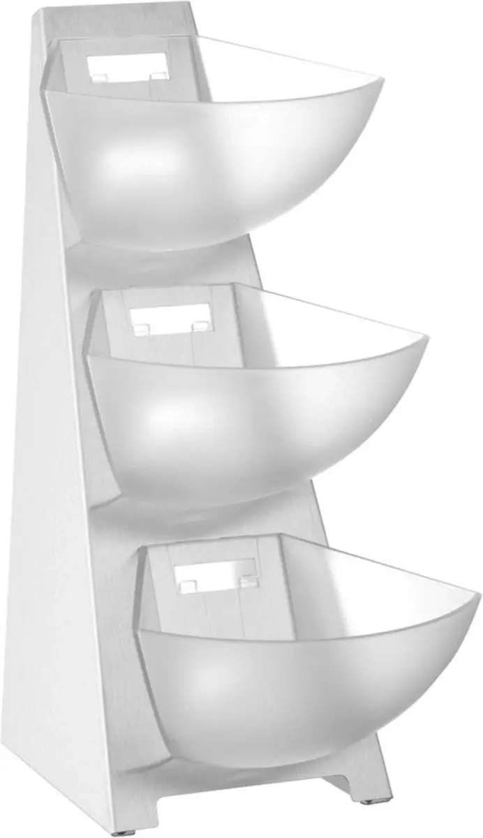 HENDI Multirack 3-niveaus - 3 Verwijderbare Bakken 190x240x410mm - afbeelding 6 van 6