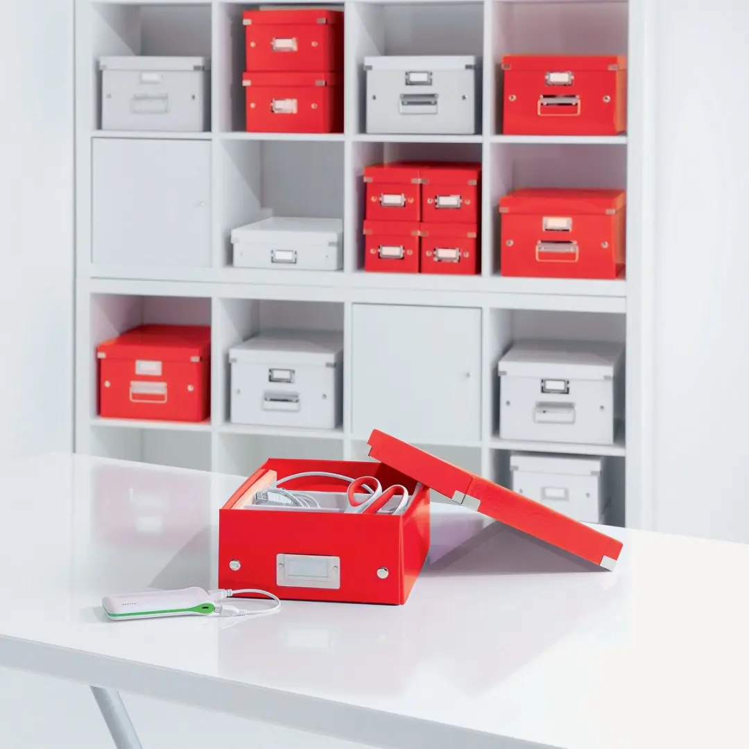 Leitz WOW Click & Store Opbergdoos A5 - 7L - Rood