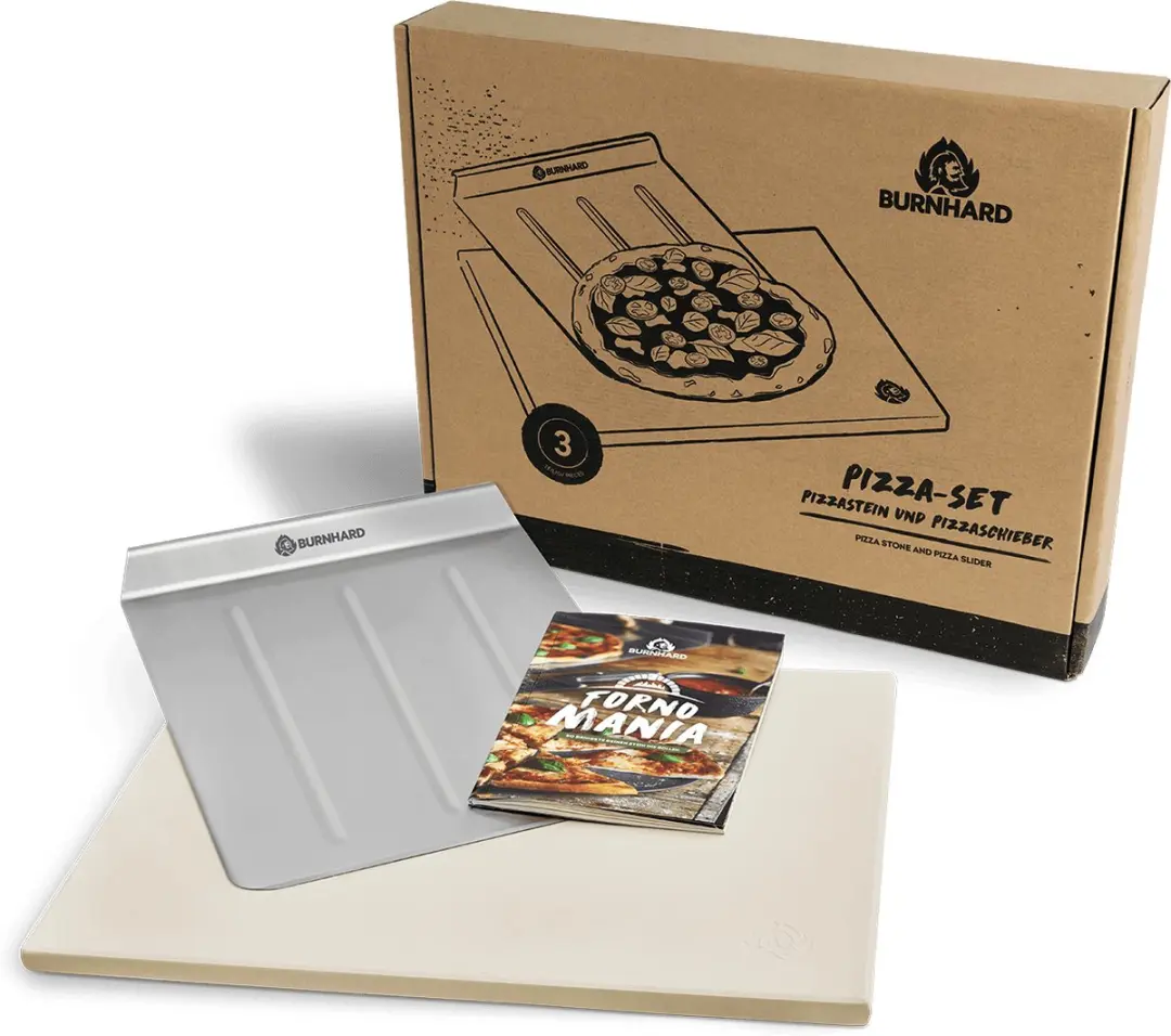 Burnhard Cordieriet Pizzasteen Set 45x35cm