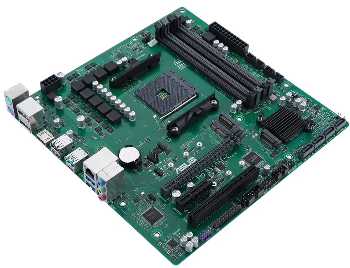ASUS PRO B550M-C/CSM AM4 B550 Micro-ATX Moederbord