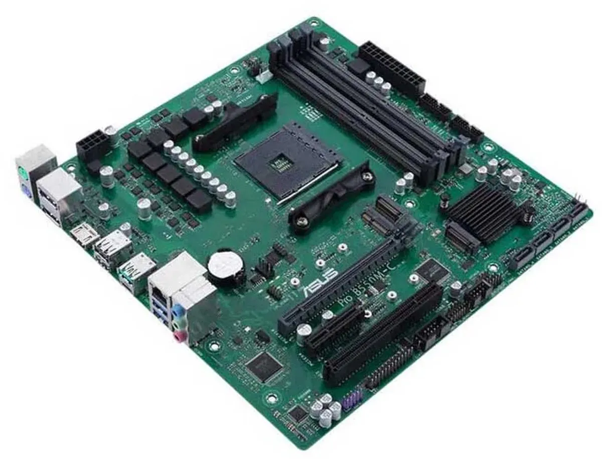 ASUS PRO B550M-C/CSM AM4 B550 Micro-ATX Moederbord