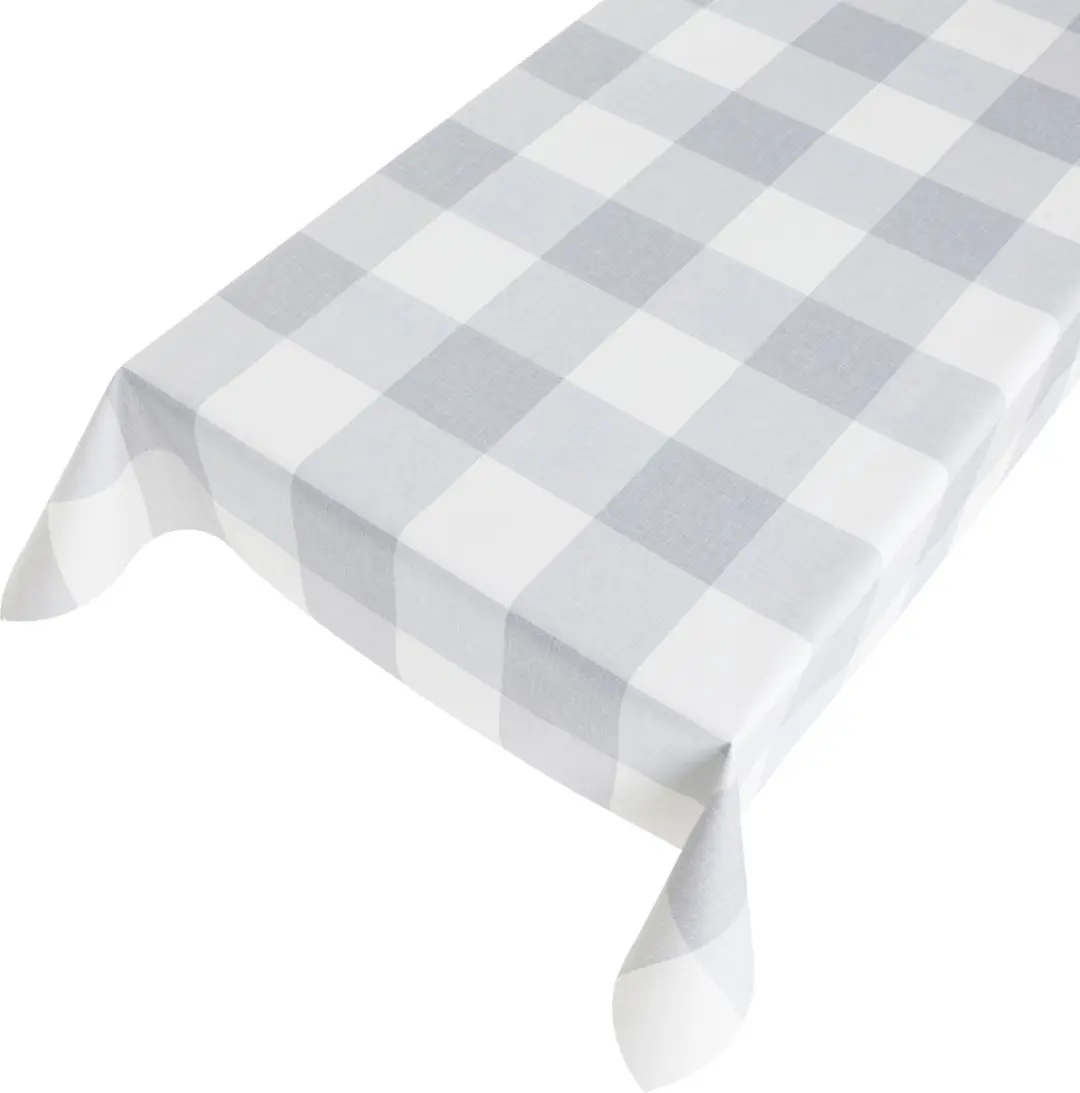 Bellatio Design Tafelzeil Gray Squares 140x175cm - Rechthoekig