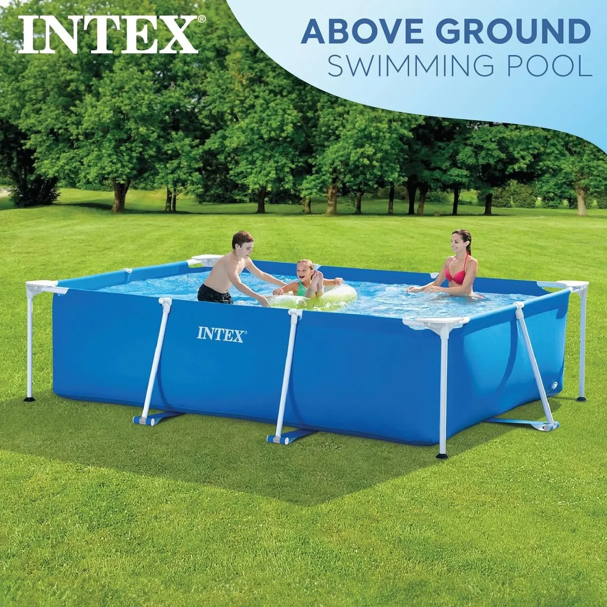 Intex 28272NP Metal Frame Zwembad 300x200cm - Blauw