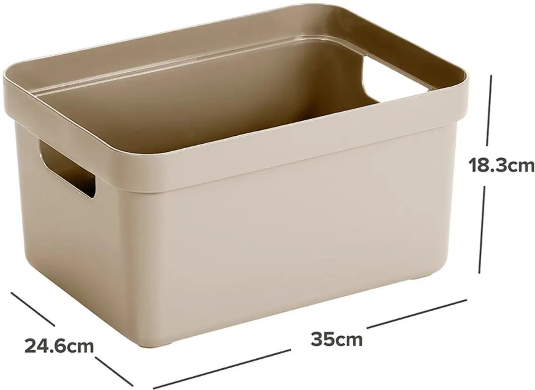 Sunware Sigma Home Opbergbox 13L - Beige - afbeelding 2 van 6