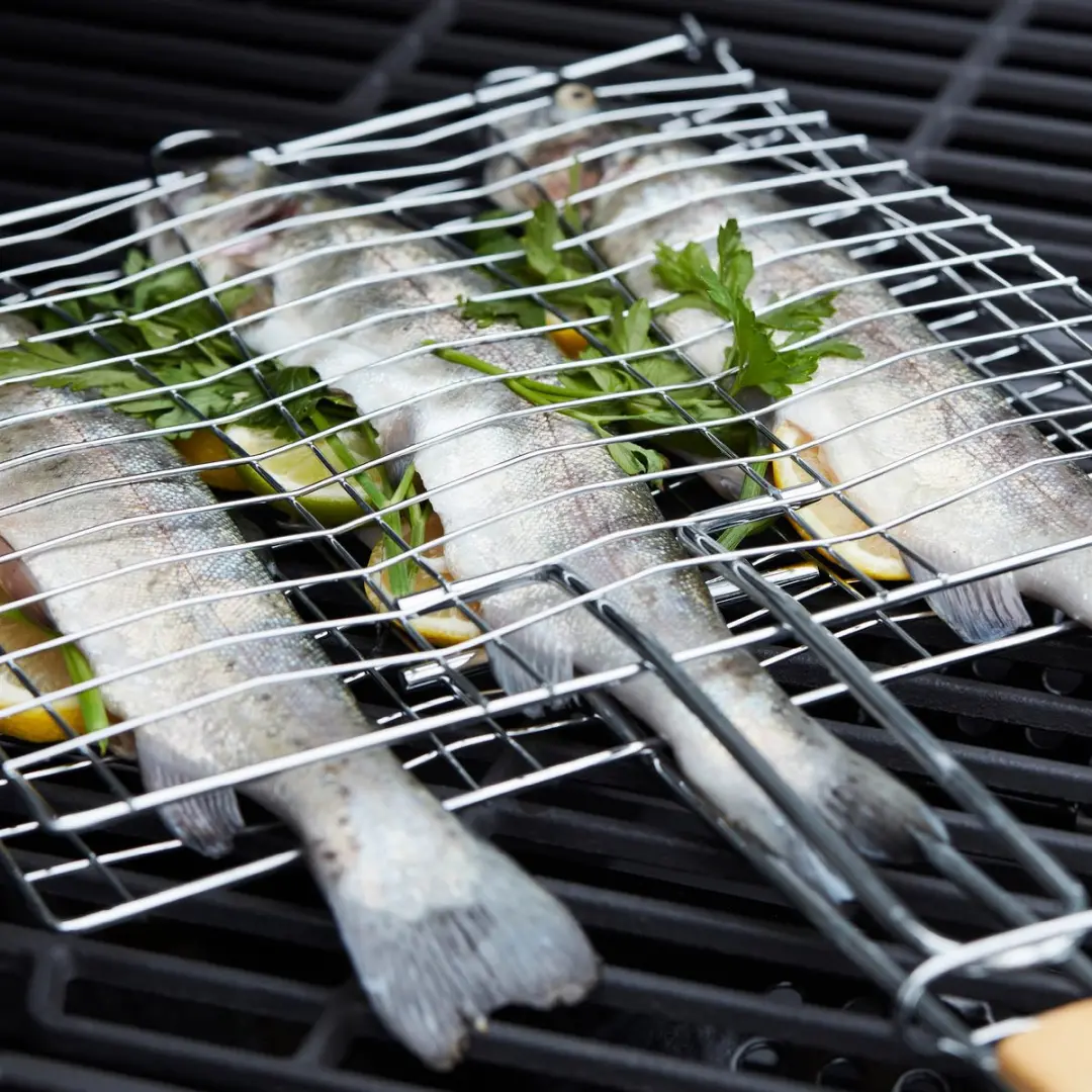 Barbecook Visgrill 28x28cm - Chroom