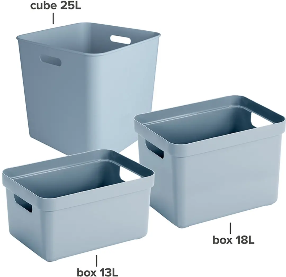 Sunware Sigma Home Cube Box 25L - Blauw