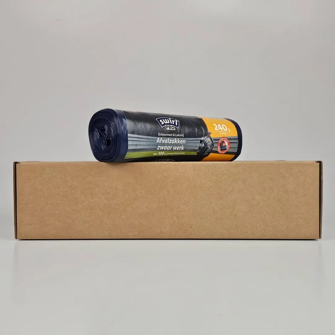 Swirl Vuilniszakken Pro Extra Stevig 240L - 10 Stuks Zwart