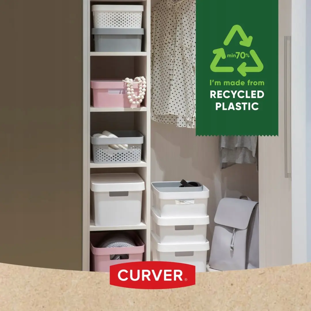 Curver Infinity Opbergbox 45L - Grijs