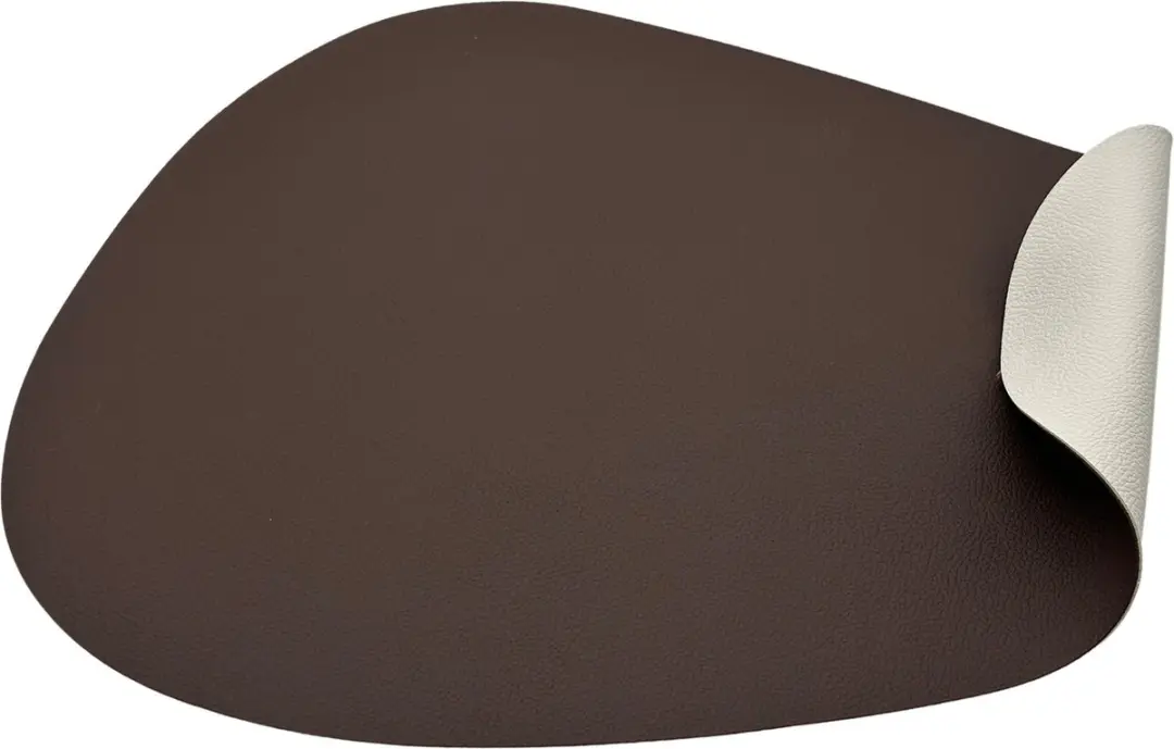Kade 171 Eivormige Placemats Lederlook 6 Stuks