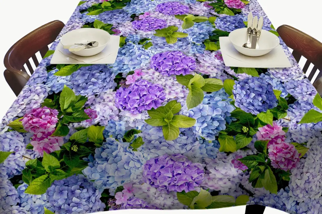 Wicotex Hortensia Tafellaken 140x250cm - Groen