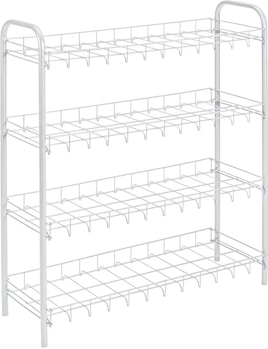 Metaltex Tomado Schoenenrek 4 lagen - 12 Paar - Wit - 64x23x84cm - afbeelding 5 van 6