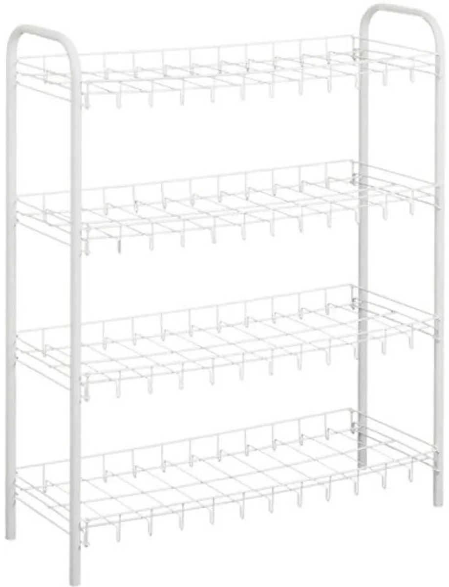 Metaltex Tomado Schoenenrek 4 lagen - 12 Paar - Wit - 64x23x84cm - afbeelding 3 van 6
