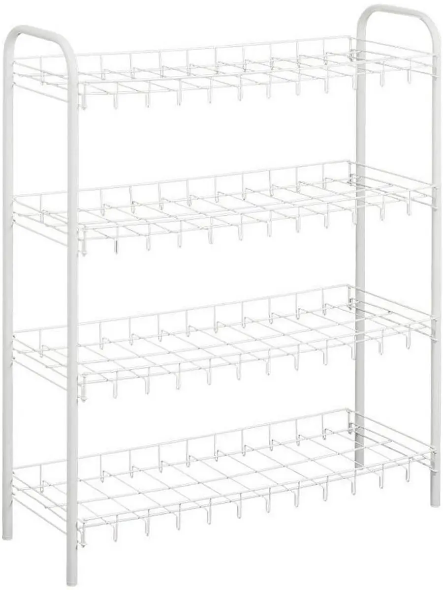 Metaltex Tomado Schoenenrek 4 lagen - 12 Paar - Wit - 64x23x84cm - afbeelding 6 van 6