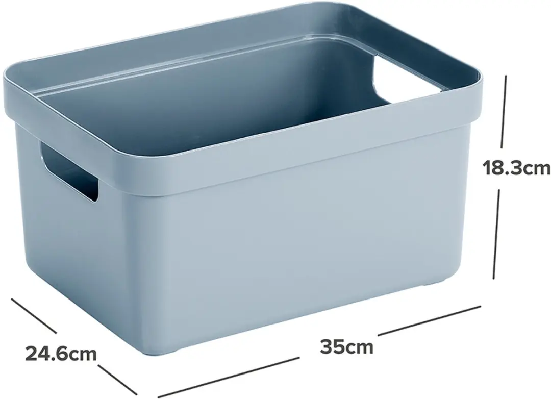 Sunware Sigma Home Opbergbox 13L - Blauw - afbeelding 2 van 6