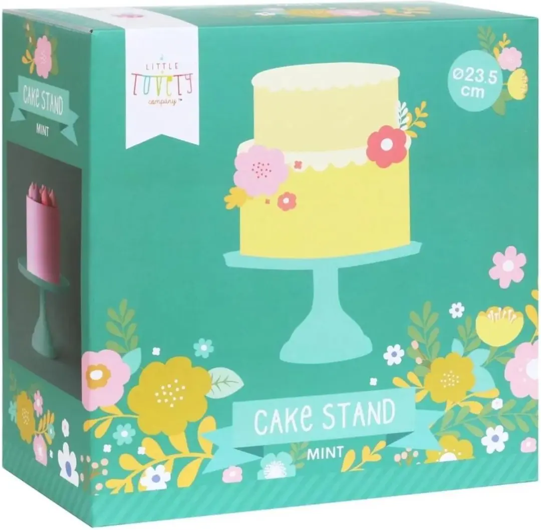 A Little Lovely Company Taartplateau Mint - ø23,5cm