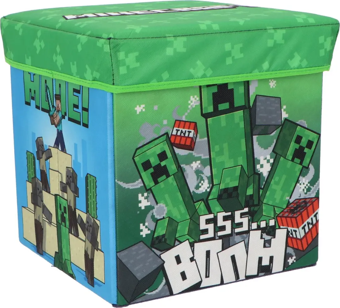 Pokémon Minecraft Opbergdoos Stoel - Groen 30cm