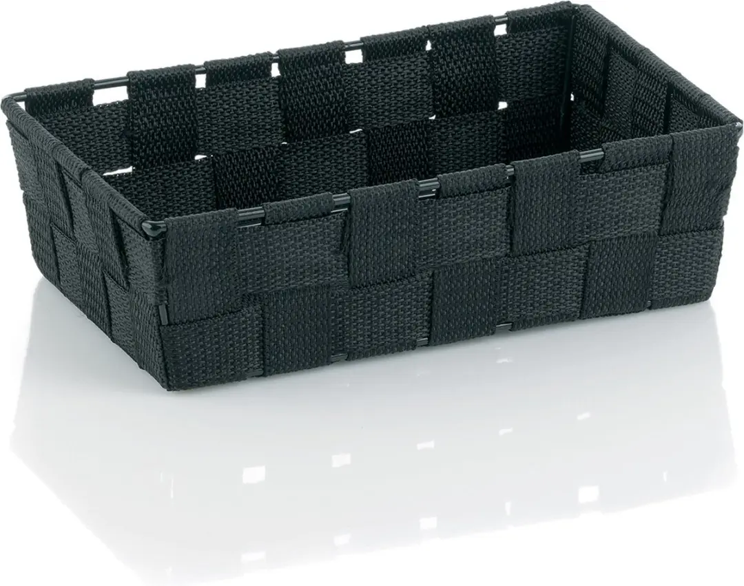 Kela Badkamer - Alvaro Mand 23x15x6 cm - Kunststof - Zwart