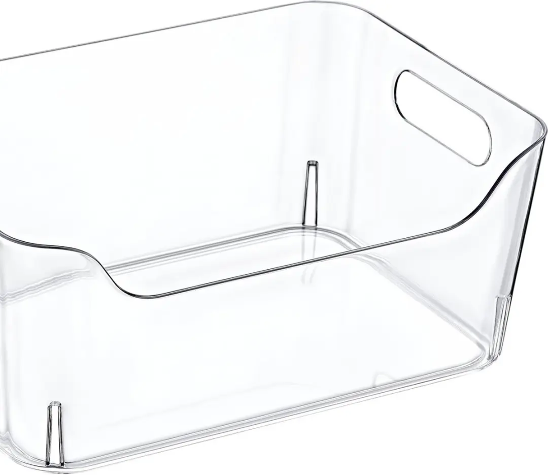 Excellent Houseware Keukenorganizer Mand 4x - Transparant - 7L