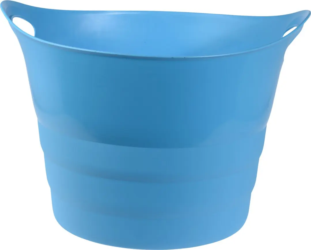 Excellent Houseware Flexibele Emmer Houtblokken - 42L - Turquoise