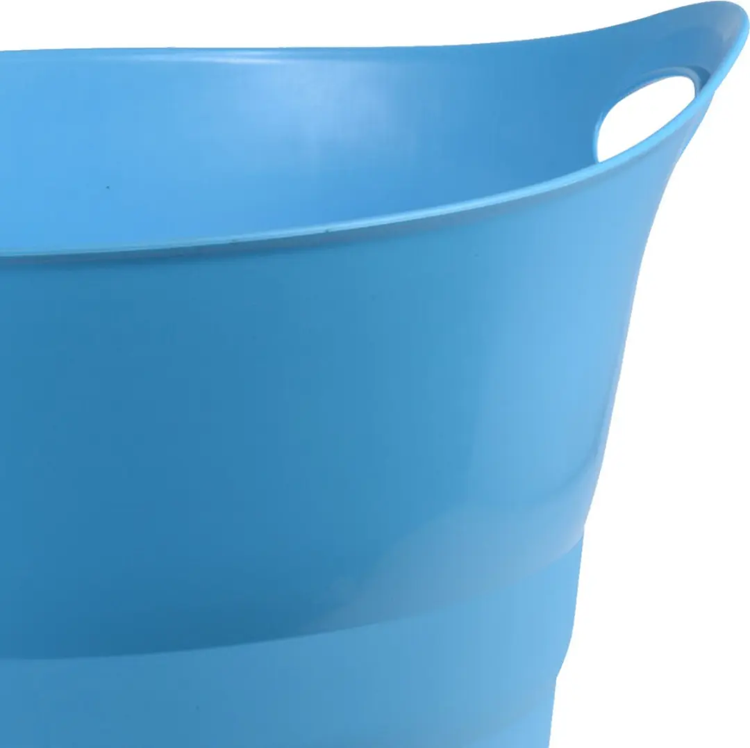 Excellent Houseware Flexibele Emmer Houtblokken - 42L - Turquoise