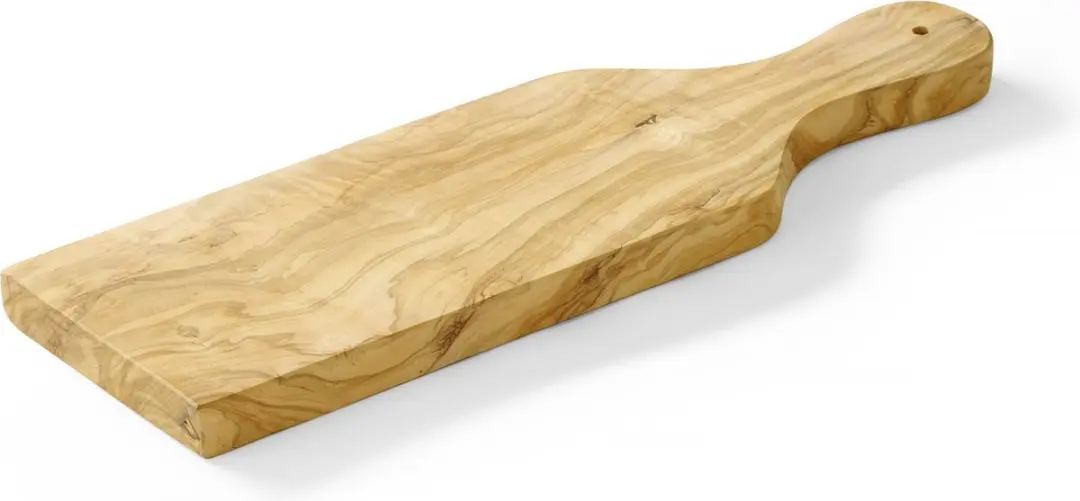 Hendi Serveerplank met Handvat Olijfhout 400x140x18mm