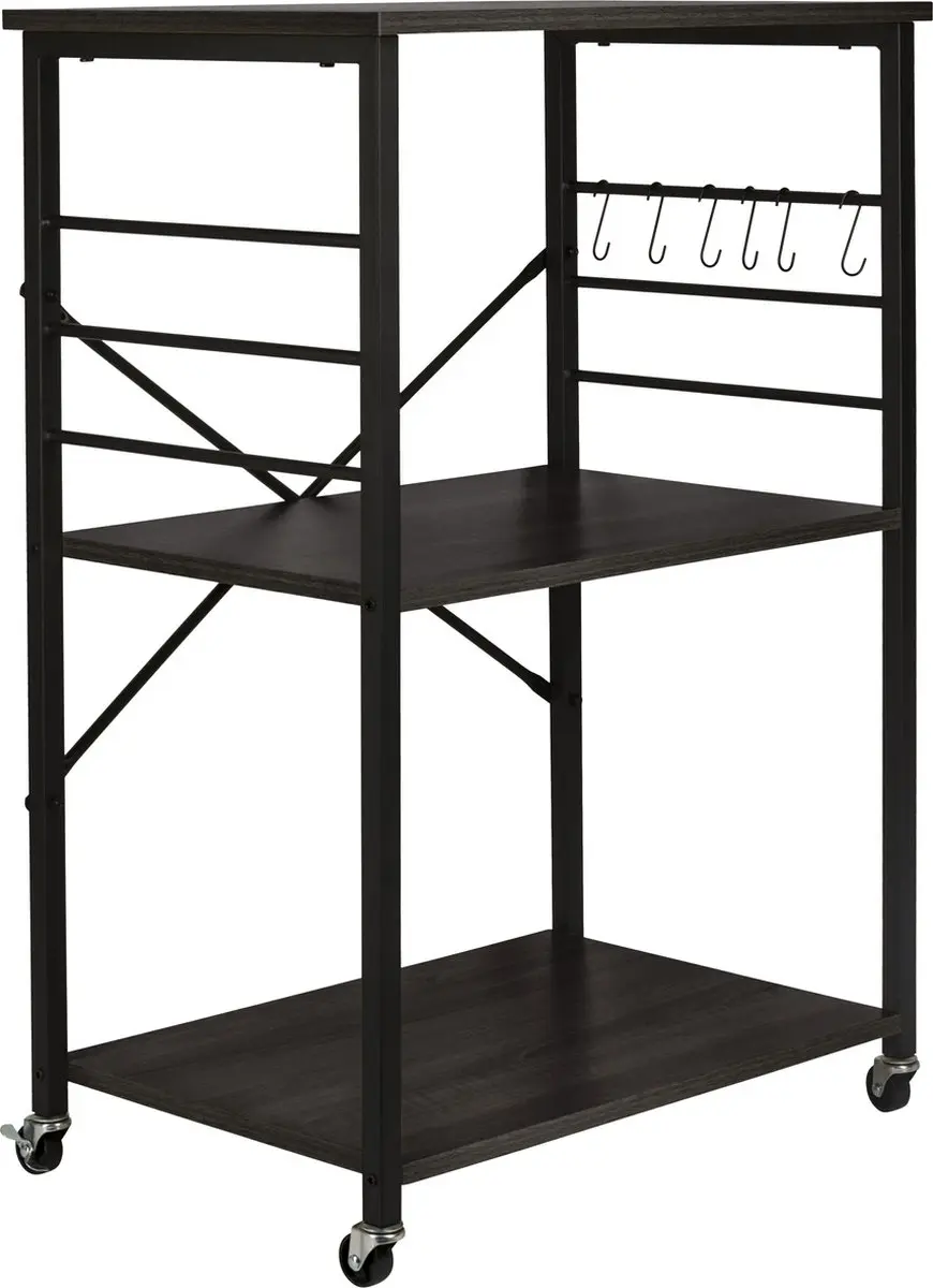 Erro Keukentrolley Serveerwagen 60x40x89cm