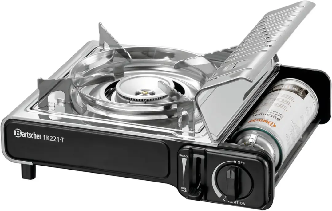 Bartscher Gaskooktoestel 1K221-T A150623 - 2200W - Zilver