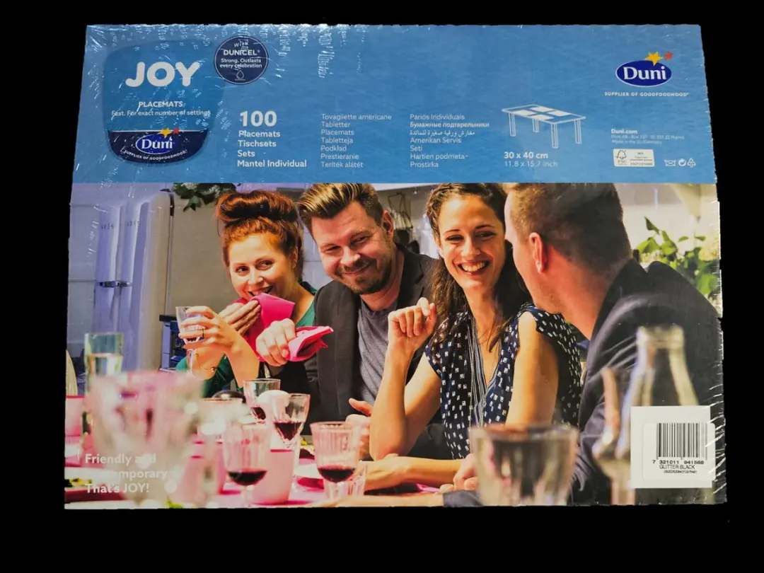 Duni Joy Placemats Glitter - 100 Stuks