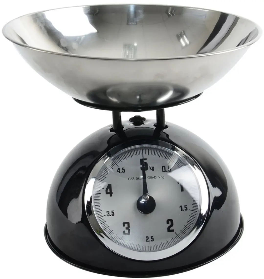 Orion Mechanische Keukenweegschaal 5kg - Zwart