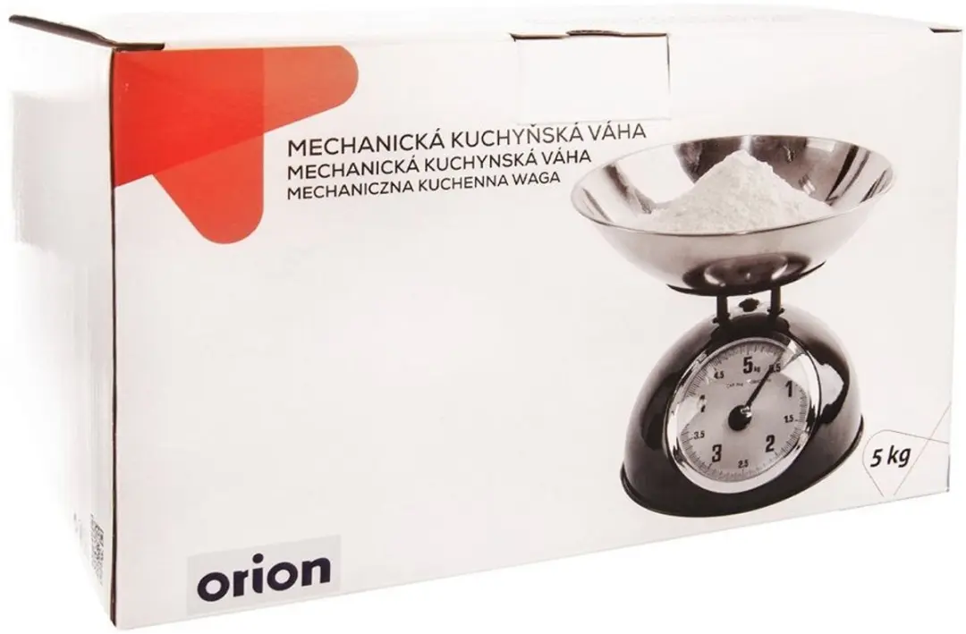 Orion Mechanische Keukenweegschaal 5kg - Zwart