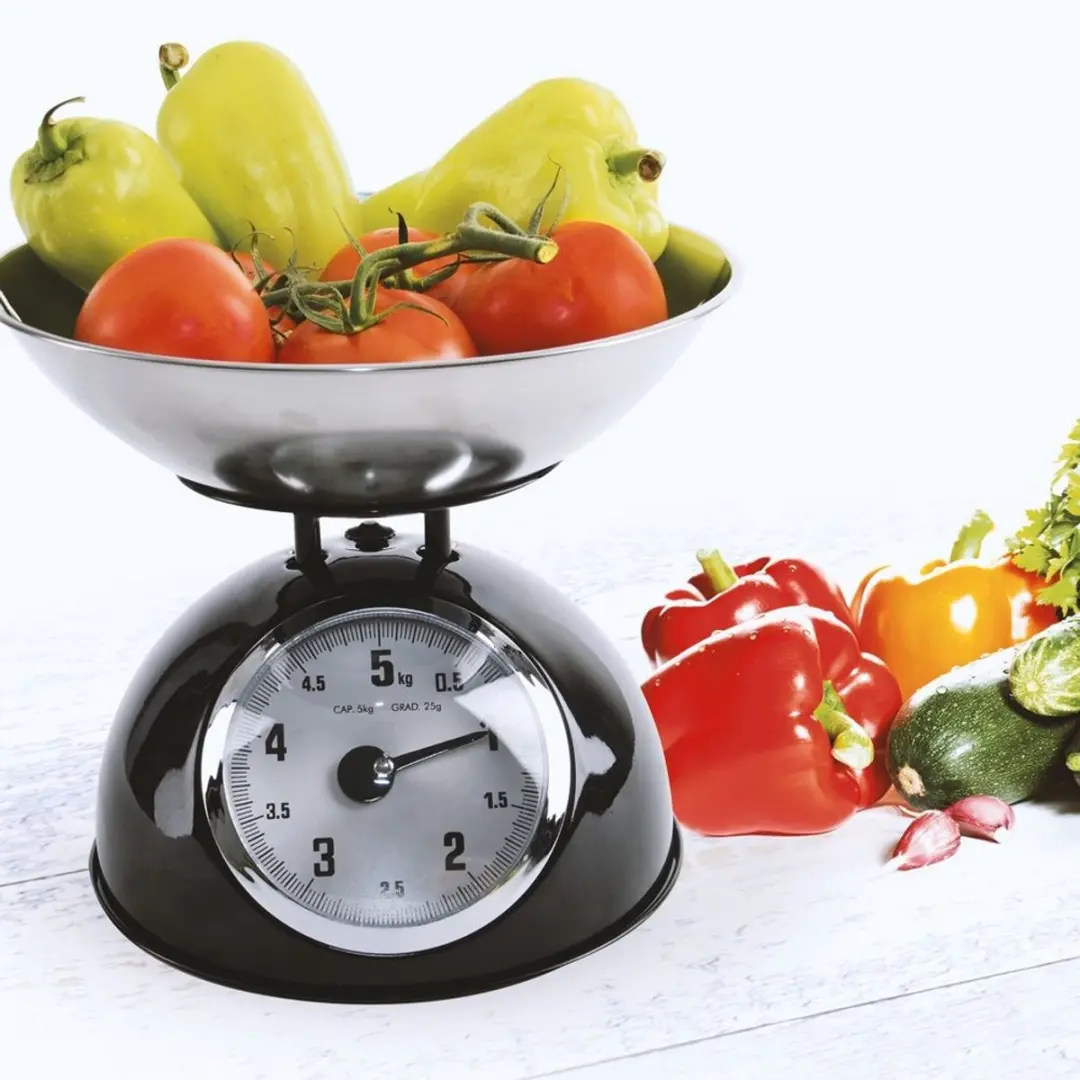 Orion Mechanische Keukenweegschaal 5kg - Zwart