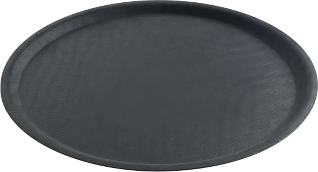 Hendi Rond Dienblad Glasvezel Versterkt Ø46cm - Zwart