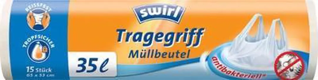 Swirl Pedaalemmerzakken 35L - 45 Stuks (3x15) - Wit