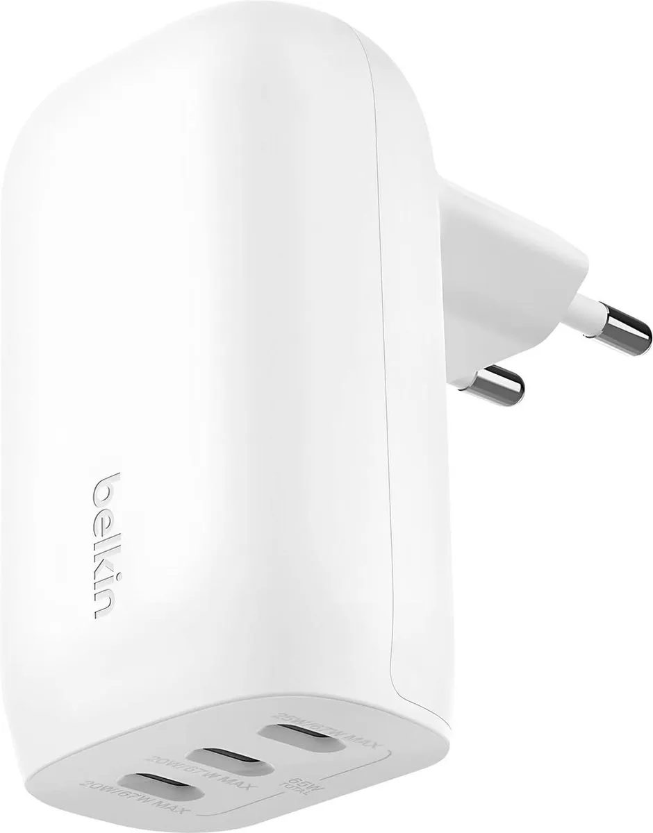 Belkin WCC002vf2MWH USB-C Oplader 65W